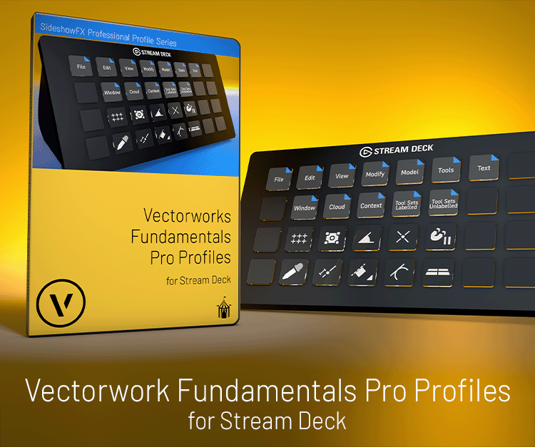 Vectorworks Fundamentals Pro Profiles for Stream Deck — sideshowfx